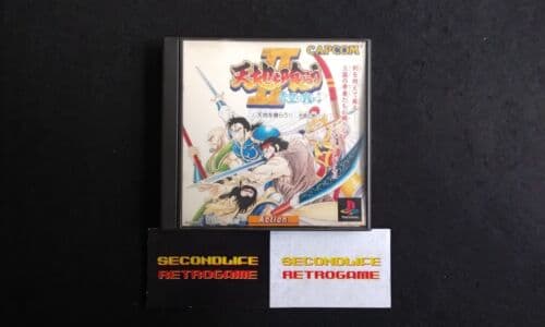 SONY PS1 TENCHI WO KURAU II SEKIHEKI NO TATAKAI JAPAN CONDIZIONI FOTO CAPCOM - 1