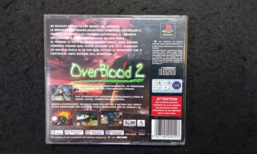 SONY PS1 OVERBLOOD 2 PAL ITA CONDIZIONI FOTO - 2