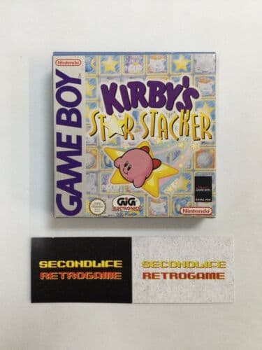 NINTENDO GAME BOY KIRBY’S STAR STACKER PAL ITALIANO VERSIONE GIG COND FOTO RARO - 1
