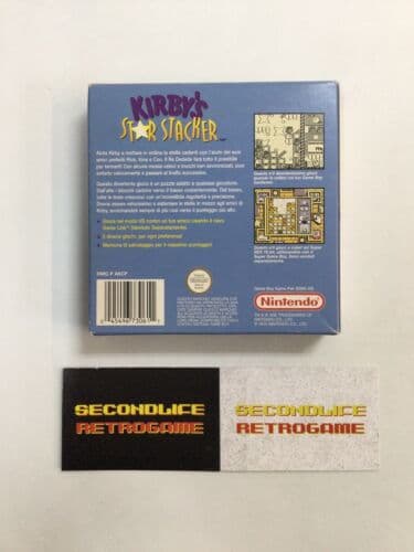 NINTENDO GAME BOY KIRBY’S STAR STACKER PAL ITALIANO VERSIONE GIG COND FOTO RARO - 2