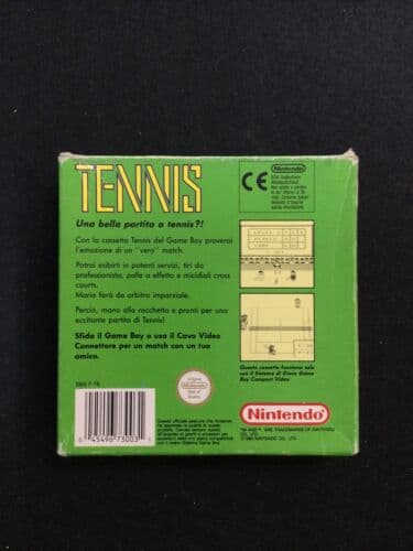 NINTENDO GAME BOY TENNIS MATTEL VERSIONE ITALIANA CONDIZIONI FOTO - 2