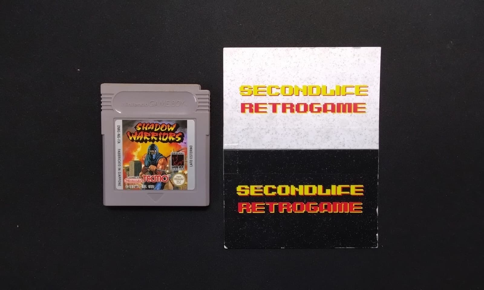 NINTENDO GAME BOY SHADOW WARRIORS PAL ITA SOLO CARTUCCIA FOTO