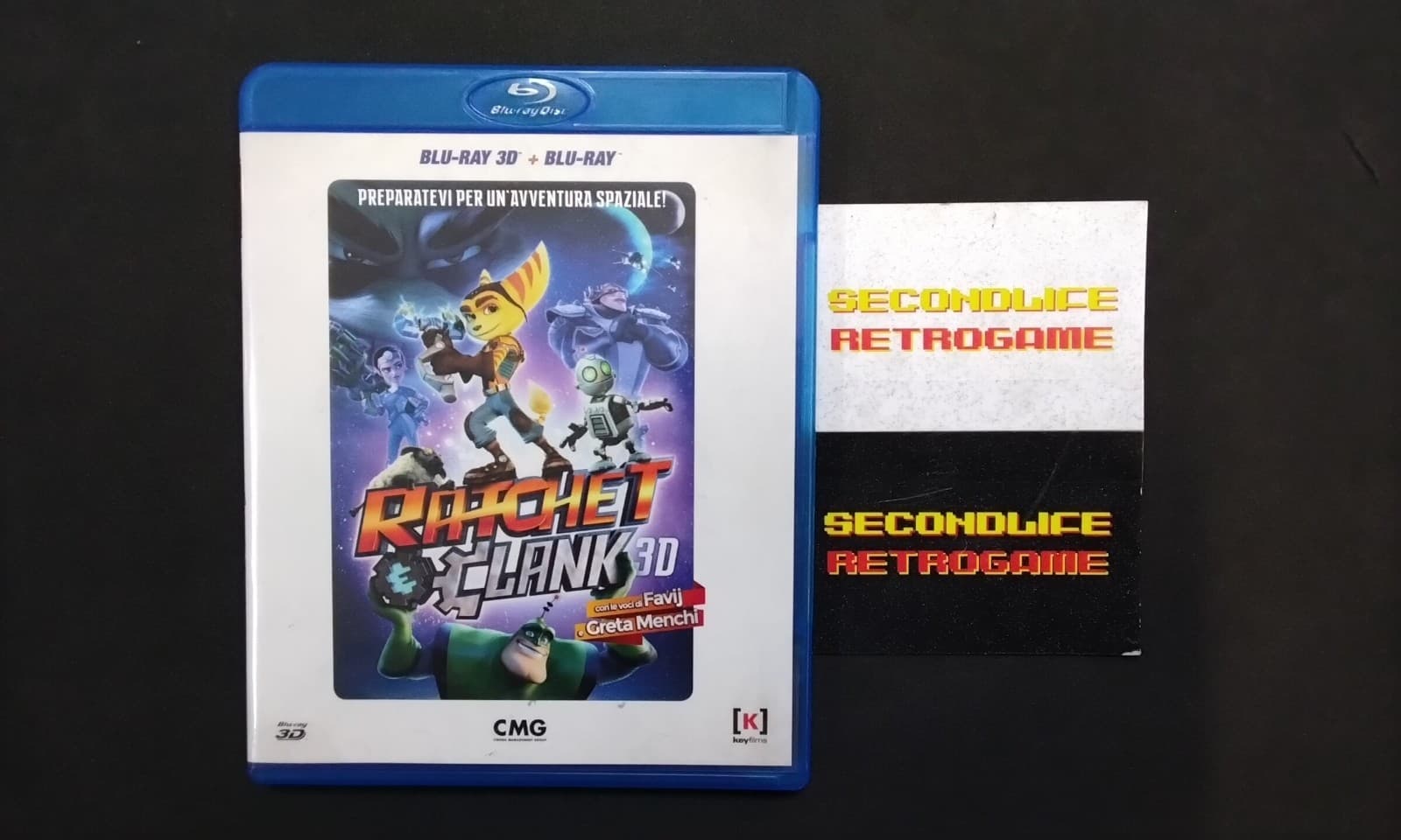 BLU RAY- RATCHET AND CLANK 3D ITALIANO CONDIZIONI FOTO
