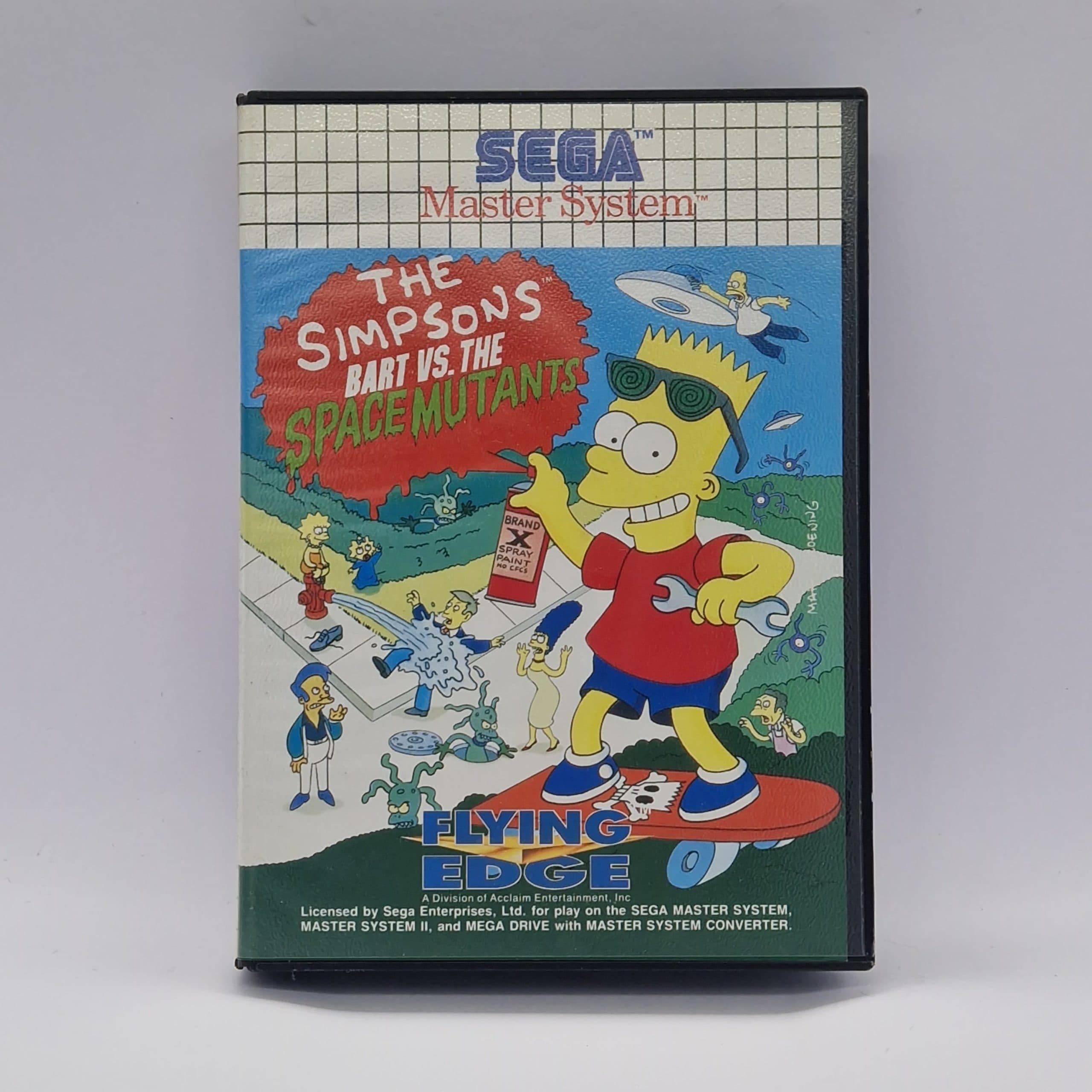 THE SIMPSONS: BART VS. THE SPACEMUTANTS MASTER SYSTEM